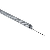 Chránička  16 TG121625T, 320N, šedá RAL 7035, s protahovacím drátem, ohebná, s halogenem, PVC, UV stabilní (role 25m) (TC121625T)