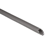 Chránička  25 TC1825, 750N, šedá RAL 7031, ohebná, lubrikovaná, mrazuvzdorná do -25°C, s halogenem, PVC, UV nestabilní (role 100m) (TC1825)