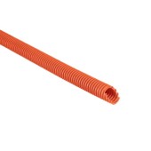 Chránička  25 TP1225, 320N, oranžová RAL 2004, pružná, lubrikovaná, do +90°C, bez halogenu, UV nestabilní, technopolymer na bázi polypropylenu (role 50m) (TP1225)
