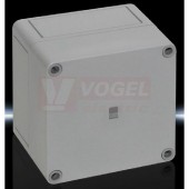 PK9507.000 (KS) Svorkovnicová skříňka, s neprůhl.víkem, IP66, IK08, polykarbonát, hladké stěny, š110v110h90mm, RAL7035 (prodej na kusy)