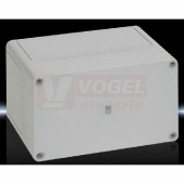 PK9515.000 (KS) Svorkovnicová skříňka, s neprůhl.víkem, IP66, IK08, polykarbonát, hladké stěny, š180v110h111mm, RAL7035 (prodej na kusy)
