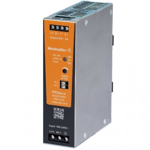 Zdroj spínaný 1f 24VDC  5,0A (PRO ECO 120W 24V 5A II), rozměr v130xš35xh100mm (3025570000)