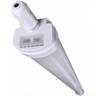 Svítidlo prachotěsné LED  VOLITER 20/28/36W, přep. 3000/4200/5400 lumen, přep. 3CCT (3000/4000/6000K), IP65, IK08, pruž.svork, průběžné zapojení, lšv 1200x75x63mm, záruka 5let  (GXWP385)