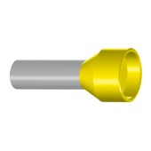 DI 25-16 žlutá (50)   dutinka izolovaná dle DIN46228 (Hilpress 08126)