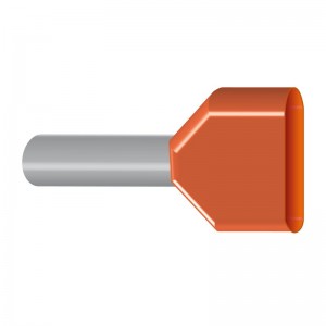 DID 4-12 oranž. (100)   dutinka izolovaná dvojitá (Hilpress 09063)