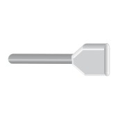 DID 0,5-10 bílá (100)   dutinka izolovaná dvojitá (Hilpress K 09078)