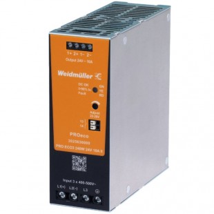 Zdroj spínaný 3f 24VDC 10A (PRO ECO3 240W 24V 10A II) 2x/3x 340-555VAC/450-870VDC, š48xv130xh125mm