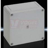 PK9510.000 (BAL) Svorkovnicová skříňka, s neprůhl.víkem, IP66, IK08, polykarbonát, hladké stěny, š130v130h75mm, RAL7035 (balení 4ks)