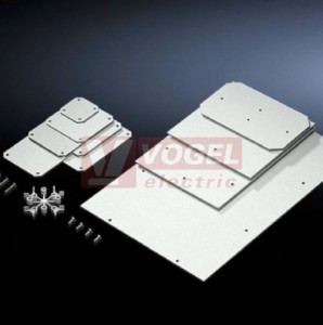PK9549.000 (BAL) Montážní deska pro skříňky PK, bez distančních vložek š220xv150mm, tl. 2,5mm,  (bal=8ks)