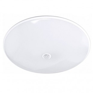 Svítidlo LED s PIR senzorem (VISTA PIR 15W NW 1350/1750lm, milk), pr. 260mm, v. 54,5mm, 4000K neutrální bílá, IP54, živ.25000h, úhel vyzař.120° , max. dosah senzoru 6m, 10s-5min, 3-2000 lux (GXPS210)