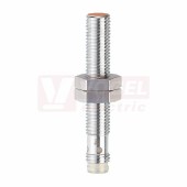 IFM IE5266 Indukční snímač M8, 10-30VDC, Sn=1mm, mosaz, stíněný, PNP, délka50mm, zvýšená spínací vzdálenost, IP65/67 (IEB3001-BPKG/AS)