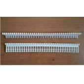 DHR 265.32.14.07 bílý, drátovací hřeben BRALEN pro izolované vodiče 0,50 ÷ 6mm2, délka 265mm, -20°C÷80°C, prostorová výška zubu 8+7mm