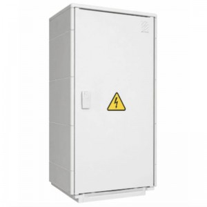 ER112/NVP7P/63A QM Elektroměrový rozvaděč 1-sazbový,  3f do 63A, do výklenku, rozměr všh 620x320x250mm, termoset, pro ČEZ/E.ON/EG.D, IP44/IP20,  (bez.hl.jističe, vč. 3f vypínače, příprava pro FV)
