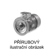 1LE1001-0CD22-2FB4 elektromotor 0,12kW, 230VD/400VY 50Hz, 8-pól, 750ot/min, os.velikost 71, IMB5 přírubový, úč. IE2, PTC termistory, materiál hliník