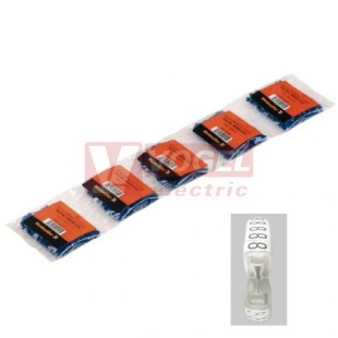 CLI C 1-3 BL/WS N MP CableLine, návlečka na kabely a vodiče s potiskem "N" (horiz.), žluto-černá, š/v 4,2x3mm, pro vodiče s průřezem 1,5-4mm2, průměr 2,5-5mm, PVC, měkké, bez kadmia, MultiPack (0252611664)