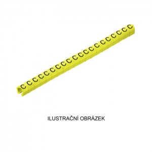 CLI O 30-3 GE/SW X MP CableLine, návlečka na kabely a vodiče, s potiskem "X", žluto-černá, š/v 6x3mm, pro vodiče s průřezem 3-4mm2, průměr 4-5mm, PVC, měkké, bez kadmia, MultiPack (0648201687)