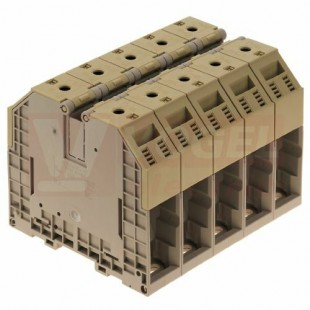 WDU 120/150/5 svorka řadová béžová, šroubové připojení, 120mm2, 1000 V, 269 A  (1026600000)