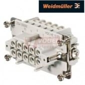 Konektor  10pin Z 16A/500V HDC HE 10 FS, šroubový (1204100000)