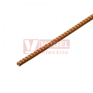 CLI C 02-3 BR/WS 1 CD CableLine, návlečka na kabely a vodiče s potiskem "1" (horiz.), hnědo-bílá, š/v 3,4x3mm, pro vodiče s průřezem 0,2-1,5mm2, průměr 1,3-3mm, PVC, měkké, bez kadmia, na cívce (1568241506)