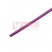 CLI C 02-3 VI/WS 7 CD CableLine, návlečka na kabely a vodiče s potiskem "7" (horiz.), fialovo-bílá, š/v 3,4x3mm, pro vodiče s průřezem 0,2-1,5mm2, průměr 1,3-3mm, PVC, měkké, bez kadmia, na cívce (1568241524)