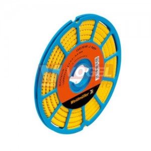 CLI C 02-3 GE/SW . CD CableLine, návlečka na kabely a vodiče s potiskem "." (horiz.), žluto-černá, š/v 3,4x3mm, pro vodiče s průřezem 0,2-1,5mm2, průměr 1,3-3mm, PVC, měkké, bez kadmia, na cívce (1568241748)