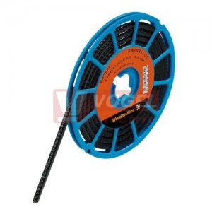 CLI C 1-3 SW/WS 0 CD CableLine, návlečka na kabely a vodiče s potiskem "0" (horiz.), černo-bílá, š/v 4,2x3mm, pro vodiče s průřezem 1,5-4mm2, průměr 2,5-5mm, PVC, měkké, bez kadmia, na cívce (1568251503)