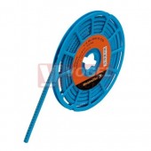 CLI C 1-3 BL/WS 6 CD CableLine, návlečka na kabely a vodiče s potiskem "6" (horiz.), modro-bílá, š/v 4,2x3mm, pro vodiče s průřezem 1,5-4mm2, průměr 2,5-5mm, PVC, měkké, bez kadmia, na cívce (1568251521)