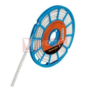 CLI C 1-3 WS/SW 9 CD CableLine, návlečka na kabely a vodiče s potiskem "9" (horiz.), bílo-černá, š/v 4,2x3mm, pro vodiče s průřezem 1,5-4mm2, průměr 2,5-5mm, PVC, měkké, bez kadmia, na cívce (1568251530)