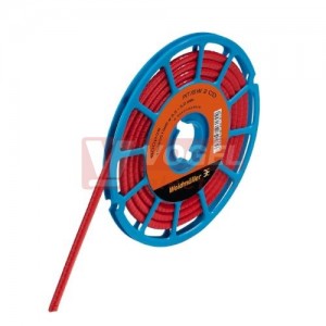 CLI C 1-3 RT/WS + CD CableLine, návlečka na kabely a vodiče s potiskem "+" (horiz.), červeno-bílá, š/v 4,2x3mm, pro vodiče s průřezem 1,5-4mm2, průměr 2,5-5mm, PVC, měkké, bez kadmia, na cívce(1568251737)