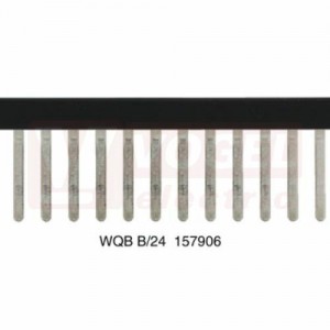 WQB B/24 propojovací můstek 24-násobný, černý, pro boční montáž do třmenové klece (1579060000)