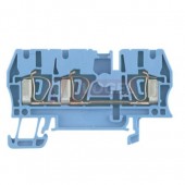 ZDU 2,5/3AN BL svorka pružinová, sv.modrá, 1/2, připojení kotevní svorkou, 800V/24A, š=5,1mm (1608550000)
