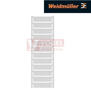 WS 10/5 MC NE WS štítek bez potisku, bílý, š5mm x v10mm, PA66 (1635000000)