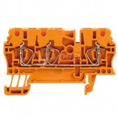 ZDU 2,5/3AN OR svorka pružinová, oranžová 1/2, připojení kotevní svorkou, 800V/24A, š=5,1mm (1636790000)