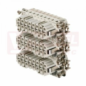 Konektor  16/32/48pin Z 16A/250V HDC HA 16 FS 33-48, šroubek, č.33-48 (1651020000), konektor č. 1-16 a 17-32 nutno dokoupit