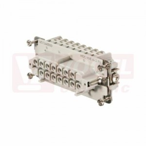 Konektor   8pin+PE  Z 20A/830V HDC HVE 6+2 FS, šroubový (1651340000)