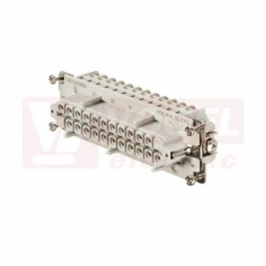 Konektor  12pin+PE  Z 20A/830V HDC HVE 10+2 FS, šroubový (1651360000)