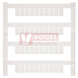 MF 8/5 MC NE WS MultiCard, štítek bez potisku, bílý, š5mm x v8mm, Phoenix, Wieland, Legrand, Wago, PA66 (1677140000)