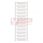 MF 10/5 MC NE WS MultiCard, štítek bez potisku, bílý, š5mm x v10mm, Wago, Phoenix, Entrelec, Wieland, Legrand, PA66 (1677160000)