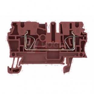 ZDU 2,5 BR svorka pružinová, hnědá 1/1, připojení kotevní svorkou, 800V/24A, š=5,1mm (1683300000)