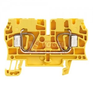 ZDU 4 GE svorka pružinová, žlutá 1/1, připojení kotevní svorkou, 800V/32A, š=6,1mm  (1683590000)