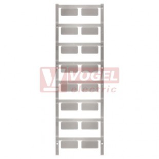 SM 27/12,5 MC NE SI MultiCard, značení přístrojů SwitchMark, bez potisku, štítek šedo-stříbrný, v12,5mm x š27mm, PA66 (1713700000)