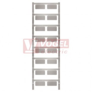 SM 27/12,5 MC NE SI štítek bez potisku 12,5x12,5mm, šedo-stříbrný (1713700000)