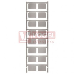 SM 27/18 MC NE SI MultiCard, značení přístrojů SwitchMark, bez potisku, štítek šedo-stříbrný, v18mm x š27mm, PA66 (1713740000)