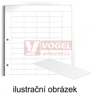 ESG 7/20 SIRIUS MC NE WS MultiCard, značení na rámeček i zadní kryt proti dotyku, zasouvací, bílý 20x7mm, PA66 (1736181044)