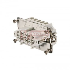 Konektor  10pin Z 16A/500V HDC HE 10 FT, PUSH-IN svorky (1745770000)