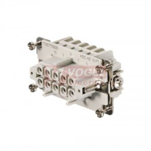 Konektor  10pin Z 16A/500V HDC HE 10 FT, PUSH-IN svorky (1745770000)