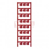 SFC 2/12 MC NE RT SlimFix Clip návlečka bez potisku, červená, průřez 3-4mm2, velikost popis.pole 12x5,8mm (1758320003)