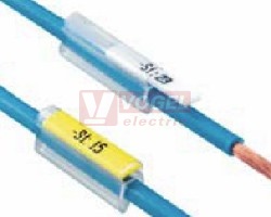 CLI T 02-18 návlečka průhledná š/v 5x18mm pro TM-I průměr vodiče 1,3-3mm, průřez 0,22-1,5mm2, materiál PVC, tř.hořlavosti V-0, -30 až +80°C (1764140000)