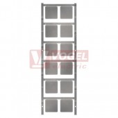 SM 27/27 MC NE SI MultiCard, značení přístrojů SwitchMark, bez potisku, štítek šedo-stříbrný, v27mm x š27mm, PA66 (1773230000)