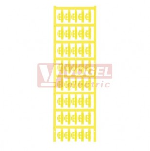 SFC 1/21 MC NE GE SlimFix Clip návlečka bez potisku, žlutá průměr 0,75-2,5mm2, 21x5,8mm (1779080004)